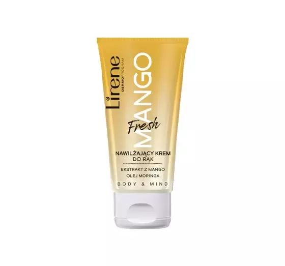 LIRENE BODY & MIND УВЛАЖНЯЮЩИЙ КРЕМ ДЛЯ РУК FRESH MANGO 50МЛ