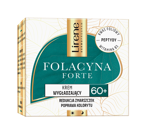 LIRENE FOLACYNA FORTE РАЗГЛАЖИВАЮЩИЙ КРЕМ ДЛЯ ЛИЦА 60+ 50МЛ