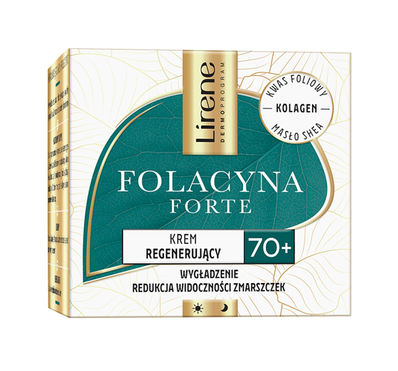 LIRENE FOLACYNA FORTE РЕГЕНЕРИРУЮЩИЙ КРЕМ ДЛЯ ЛИЦА 70+ 50МЛ