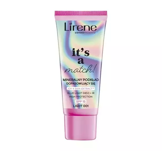 LIRENE ITS A MATCH МИНЕРАЛЬНОЕ ТОНАЛЬНОЕ СРЕДСТВО SPF15 001 LIGHT 30МЛ