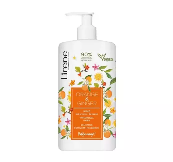 LIRENE ORANGE & GINGER МЫЛО ДЛЯ КУПАНИЯ И ДУША 500МЛ