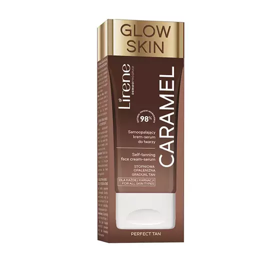 LIRENE PERFECT TAN КРЕМ СЫРОВАТКА ДЛЯ АВТОЗАГАРА ДЛЯ ЛИЦА CARAMEL 50МЛ