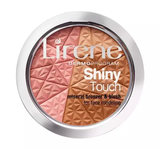 LIRENE SHINY TOUCH МИНЕРАЛЬНЫЙ БРОНЗЕР С РУМЯНАМИ МОДЕЛИРУЮЩИЙ ОВАЛ ЛИЦА 9Г