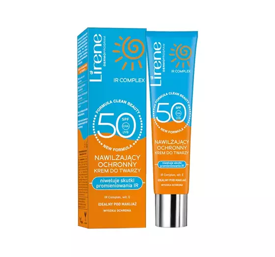 LIRENE Увлажняющий защитный крем для лица SPF50+ 40 мл