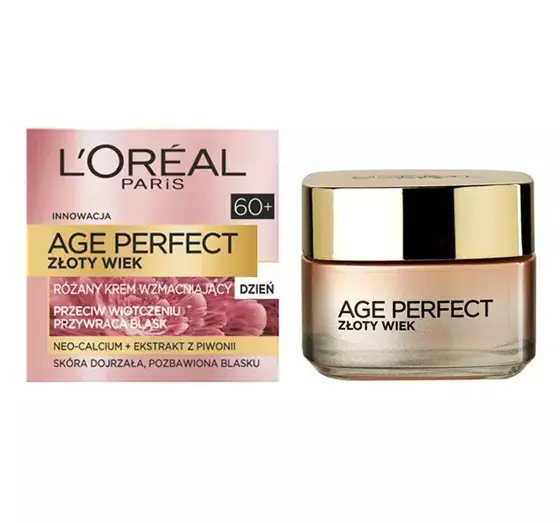 LOREAL AGE PERFECT ЗОЛОТОЙ ВЕК РОЗОВЫЙ УКРЕПЛЯЮЩИЙ КРЕМ НА ДЕНЬ 60+ 50МЛ