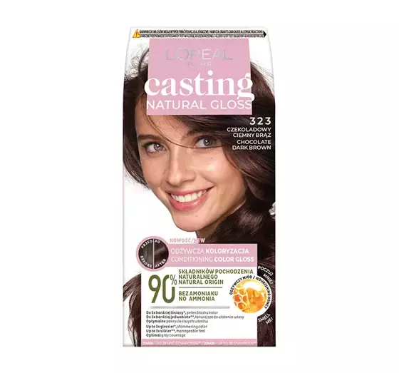 LOREAL CASTING NATURAL GLOSS КРАСКА ДЛЯ ВОЛОС 323 CHOCOLATE DARK BROWN