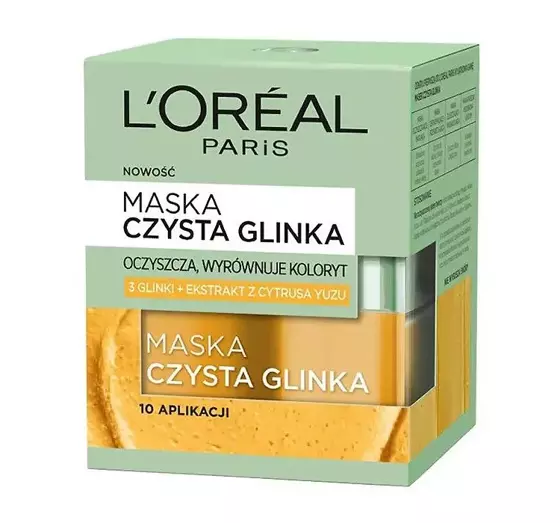 LOREAL ЧИСТАЯ ГЛИНА ОСВЕТЛЯЮЩАЯ МАСКА  50 МЛ