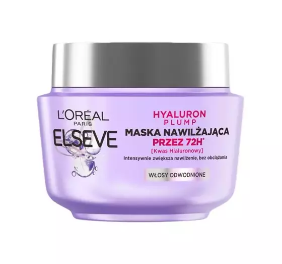 LOREAL ELSEVE HYALURON PLUMP МАСКА ДЛЯ ОБЕЗВОЖЕННЫХ ВОЛОС 300МЛ