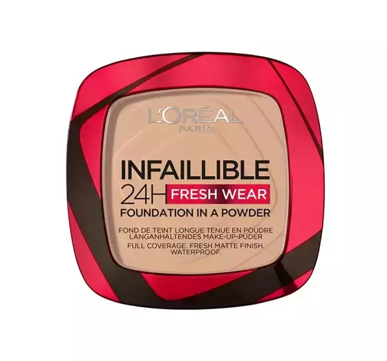 LOREAL INFAILLIBLE 24H FRESH WEAR ТОНАЛЬНОЕ СРЕДСТВО ДЛЯ ЛИЦА В ФОРМЕ ПУДРЫ 130 TRUE BEIGE 9Г