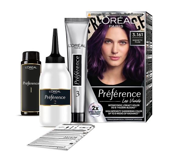 LOREAL PREFERENCE VIVID COLOURS КРАСКА ДЛЯ ВОЛОС 3.161 MAGNETIC PLUM