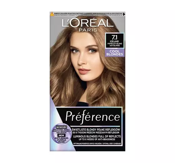 LOREAL RECITAL PREFERENCE КРАСКА ДЛЯ ВОЛОС L 7.1