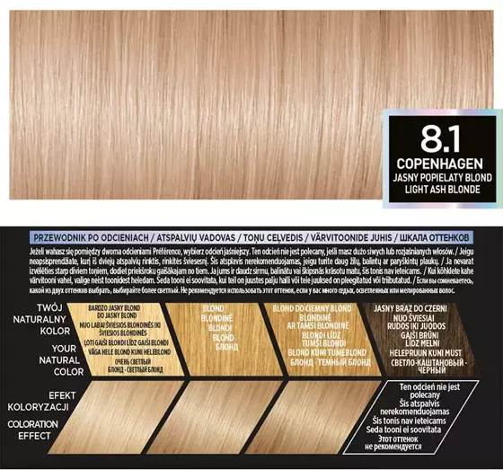 LOREAL RECITAL PREFERENCE КРАСКА ДЛЯ ВОЛОС WBIS 8.1