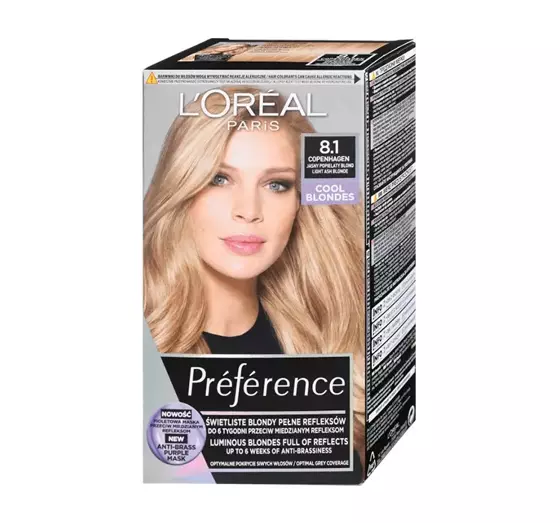 LOREAL RECITAL PREFERENCE КРАСКА ДЛЯ ВОЛОС WBIS 8.1