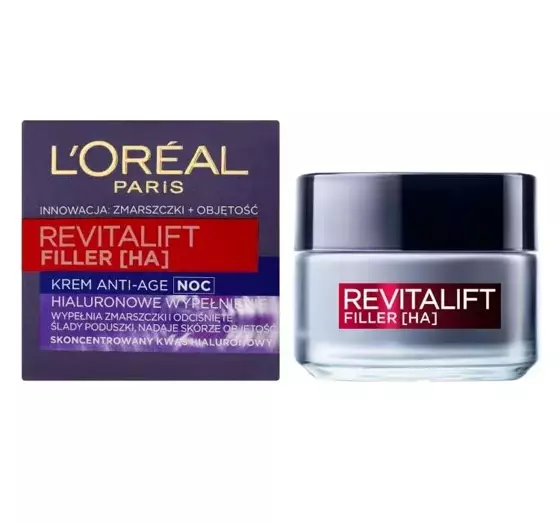 LOREAL REVITALIFT FILLER [HA] КРЕМ ANTI-AGE НА НОЧЬ 50МЛ