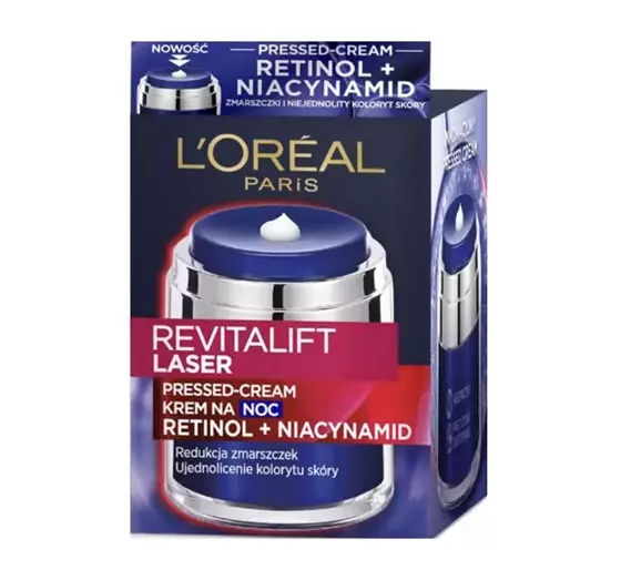 LOREAL REVITALIFT LASER RETINOL + NIACYNAMID КРЕМ ДЛЯ ЛИЦА 50МЛ