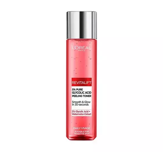 LOREAL REVITALIFT ОТШЕЛУШИВАЮЩИЙ ТОНИК ДЛЯ ЛИЦА С ГЛИКОЛЕВОЙ КИСЛОТОЙ 180МЛ