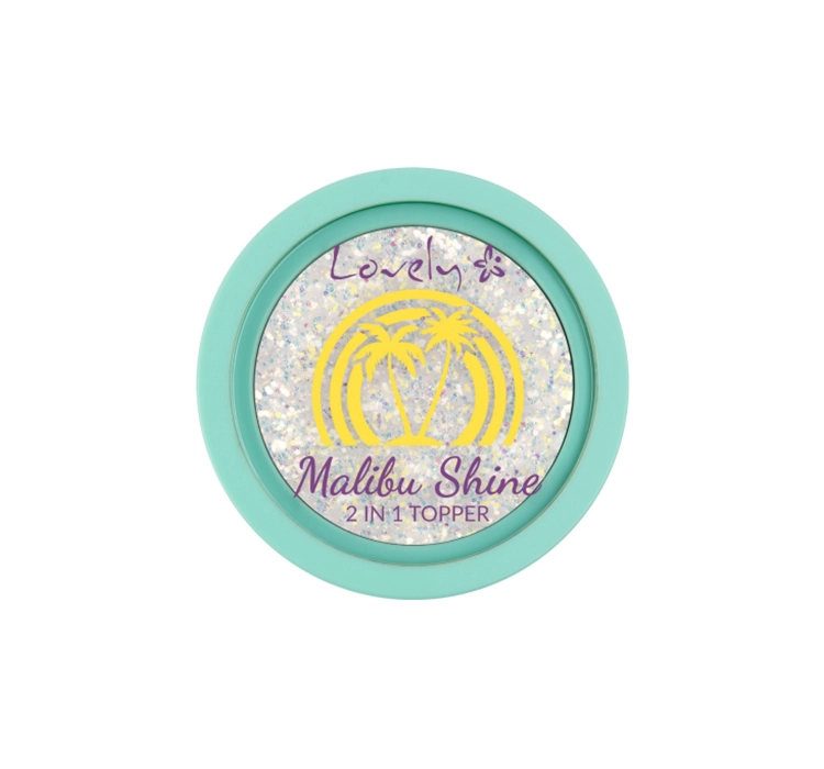 LOVELY MALIBU SHINE ГЛИТЕРНЫЙ ТОППЕР 2В1 ДЛЯ ЛИЦА И ТЕЛА 1