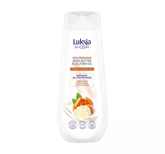 LUKSJA SILK CARE NOURISHING КРЕМОВЫЙ ГЕЛЬ ДЛЯ ДУША С МАСЛОМ ШИ И МАСЛОМ ЖОЖОБА 500МЛ