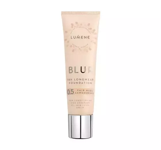 LUMENE BLUR FOUNDATION СГЛАЖИВАЮЩЕЕ ТОНАЛЬНОЕ СРЕДСТВО 0.5 FAIR NUDE 30МЛ