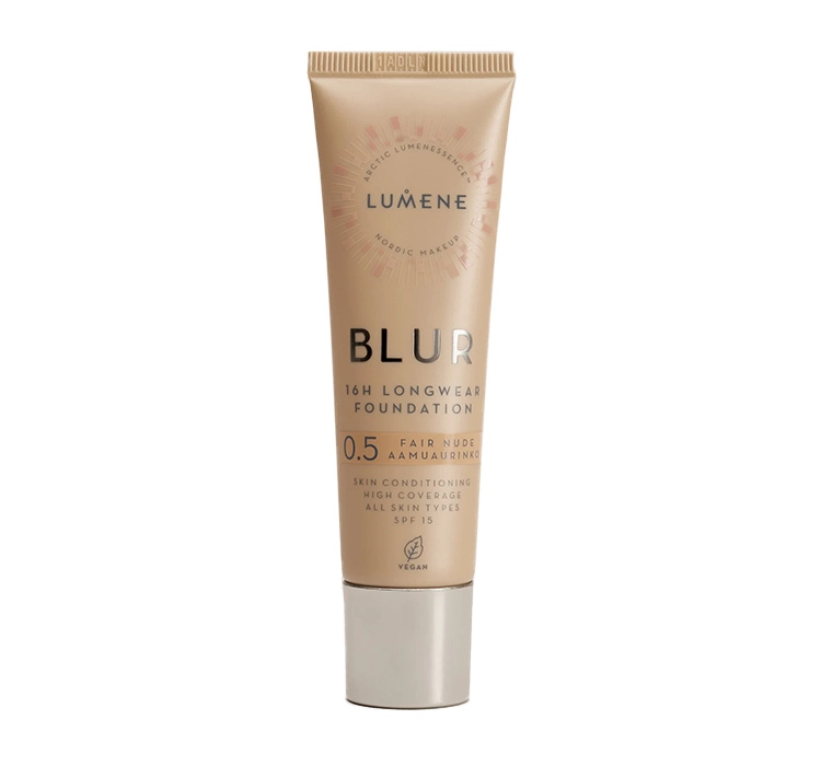 LUMENE BLUR FOUNDATION СГЛАЖИВАЮЩЕЕ ТОНАЛЬНОЕ СРЕДСТВО 0.5 FAIR NUDE 30МЛ