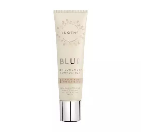 LUMENE BLUR FOUNDATION ТОНАЛЬНОЕ СРЕДСТВО ДЛЯ РАЗГЛАЖИВАНИЯ 1 CLASSIC BEIGE 30МЛ