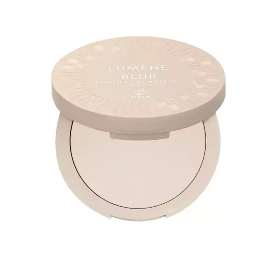 LUMENE BLUR POWDER FOUNDATION SPF15 СГЛАЖИВАЮЩЕЕ ТОНАЛЬНОЕ СРЕДСТВО В ФОРМЕ ПУДРЫ 0 10Г