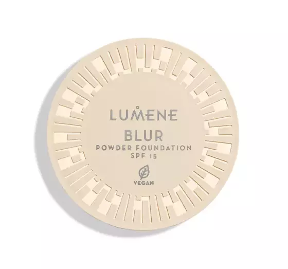 LUMENE BLUR POWDER FOUNDATION SPF15 СГЛАЖИВАЮЩЕЕ ТОНАЛЬНОЕ СРЕДСТВО В ФОРМЕ ПУДРЫ 0 10Г