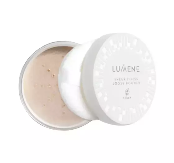 LUMENE SHEER FINISH LOOSE POWDER РАССЫПЧАТАЯ ФИКСИРУЮЩАЯ ПУДРА TRANSLUCENT 8Г