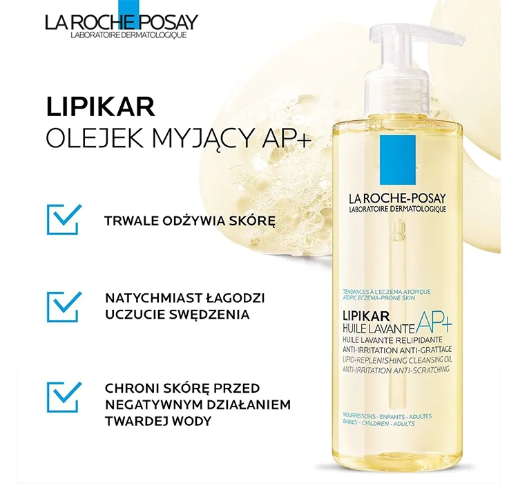 La Roche-Posay Lipikar AP+ масло для мытья 1000мл