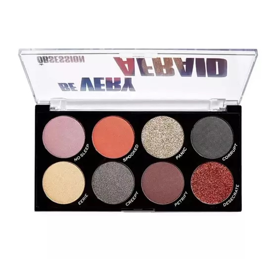 MAKEUP OBSESSION ПАЛЕТКА ТЕНЕЙ ДЛЯ ВЕК BE VERY AFRAID 8x1,6Г