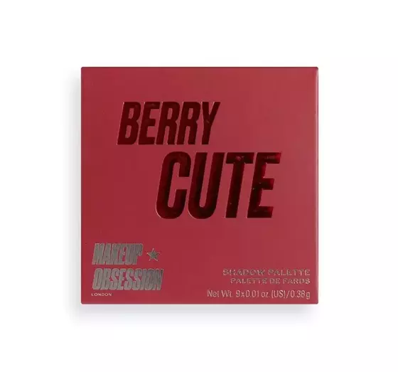 MAKEUP OBSESSION ПАЛЕТКА ТЕНЕЙ ДЛЯ ВЕК BERRY CUTE 9x0,38Г