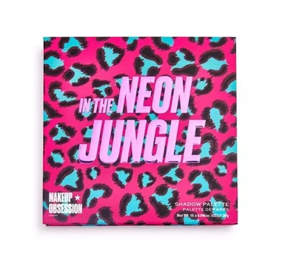 MAKEUP OBSESSION ПАЛЕТКА ТЕНЕЙ ДЛЯ ВЕК IN THE NEON JUNGLE 16x1,3Г
