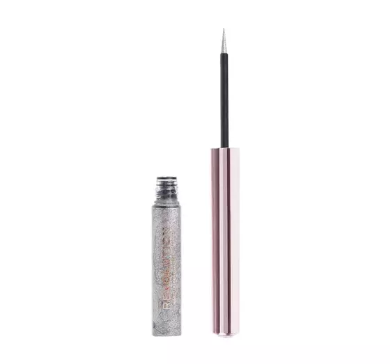 MAKEUP REVOLUTION FESTIVE ALLURE БЛЕСТЯЩАЯ ПОДВОДКА ДЛЯ ГЛАЗ SILVER FLUSH 2,4МЛ