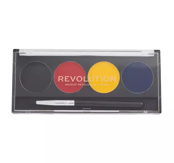 MAKEUP REVOLUTION GRAPHIC LINERS ПАЛЕТКА ГЕЛЕВЫХ ПОДВОДОК С КИСТОЧКОЙ ARTIST EGO 5,4Г