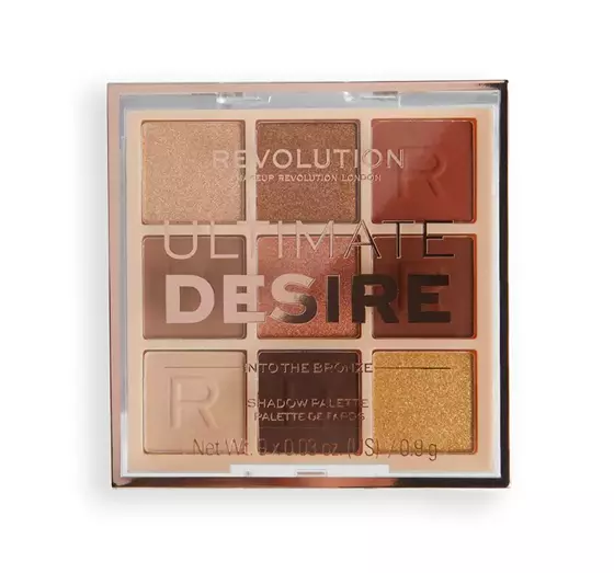 MAKEUP REVOLUTION ULTIMATE DESIRE МИНИ ПАЛЕТКА ТЕНЕЙ ДЛЯ ВЕК INTO THE BRONZE 8,1Г