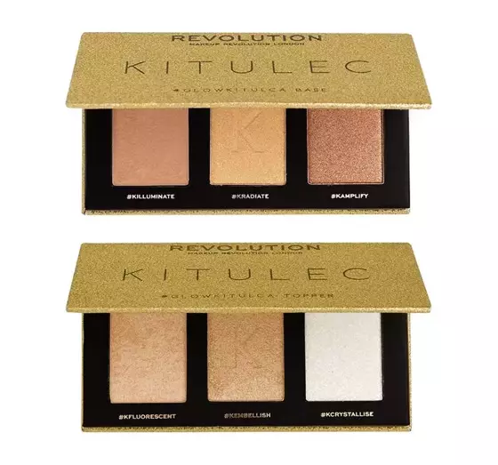 MAKEUP REVOLUTION x KITULEC ПАЛЕТКА ХАЙЛАЙТЕРОВ GLOWKITULCA 6x2,5Г