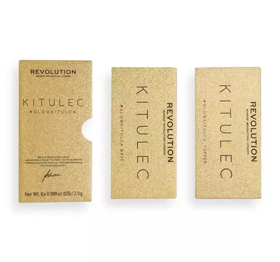 MAKEUP REVOLUTION x KITULEC ПАЛЕТКА ХАЙЛАЙТЕРОВ GLOWKITULCA 6x2,5Г