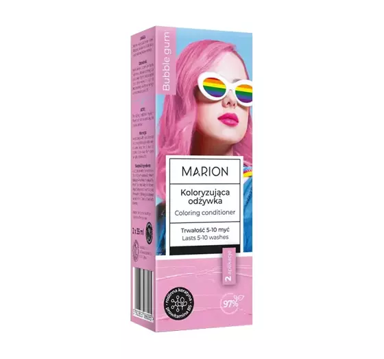 MARION ОТТЕНОЧНЫЙ КОНДИЦИОНЕР ДЛЯ ВОЛОС BUBBLE GUM 2x35МЛ