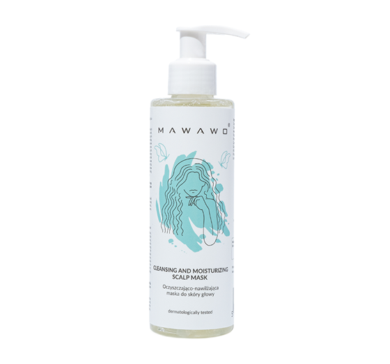 MAWAWO CLEANSING AND MOISTURIZING SCALP MASK УВЛАЖНЯЮЩЕ-ОЧИЩАЮЩАЯ МАСКА ДЛЯ КОЖИ ГОЛОВЫ 200МЛ 