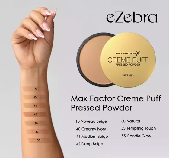 MAX FACTOR CREME PUFF ПУДРА 13 NOUVEAU BEIGE 14Г