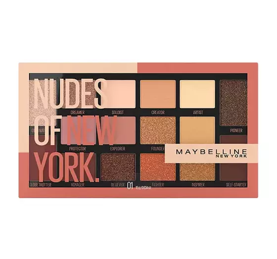 MAYBELLINE NUDES OF NEW YORK ПАЛЕТКА ТЕНЕЙ ДЛЯ ВЕК 010 18Г