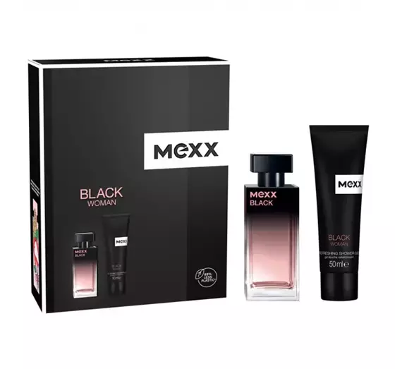 MEXX BLACK WOMAN ТУАЛЕТНАЯ ВОДА 30МЛ + ГЕЛЬ 50МЛ