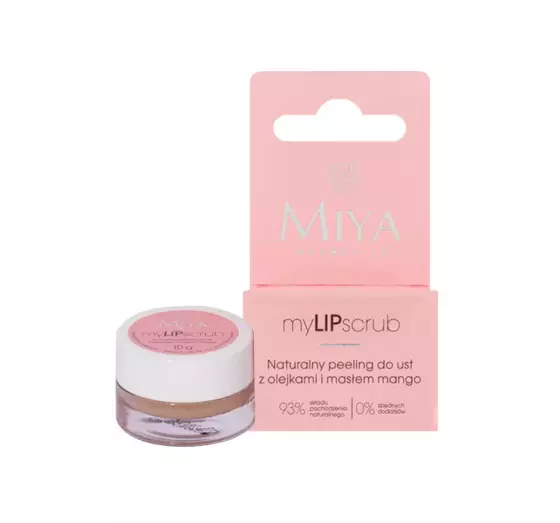 MIYA COSMETICS MY LIP SCRUB НАТУРАЛЬНЫЙ СКРАБ ДЛЯ ГУБ С МАСЛОМ МАНГО 10Г