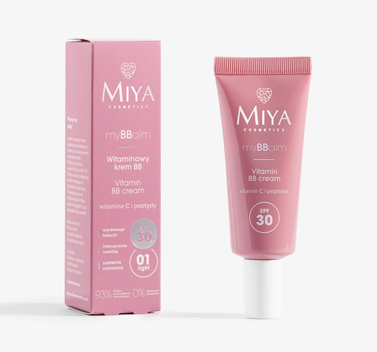 MIYA COSMETICS MYBBCREAM ВИТАМИННЫЙ КРЕМ BB 01 LIGHT 30МЛ