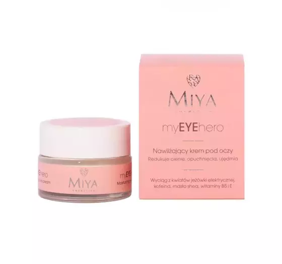 MIYA COSMETICS MYEYEHERO УВЛАЖНЯЮЩИЙ КРЕМ ПОД ГЛАЗА 15МЛ