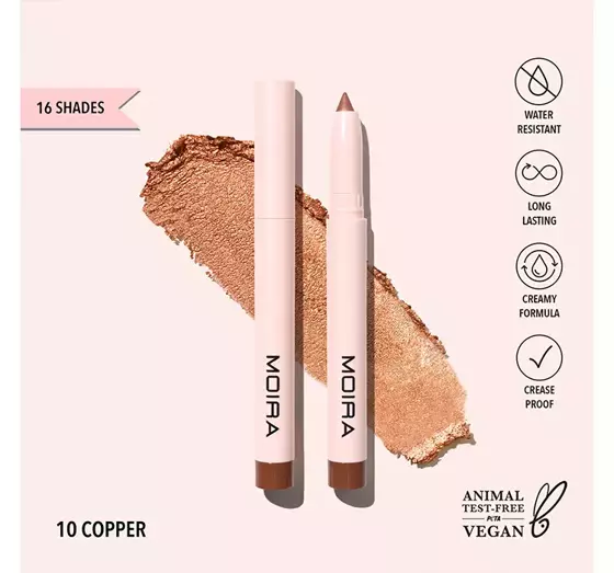 MOIRA AT GLANCE БЛЕСТЯЩИЕ ТЕНИ ДЛЯ ВЕК 10 COPPER 1,5Г