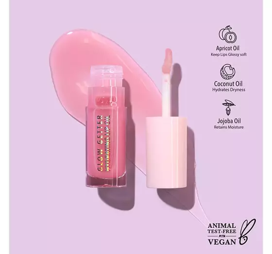 MOIRA GLOW GETTER УВЛАЖНЯЮЩЕЕ МАСЛО ДЛЯ ГУБ 09 BUBBLE PINK 4,6МЛ