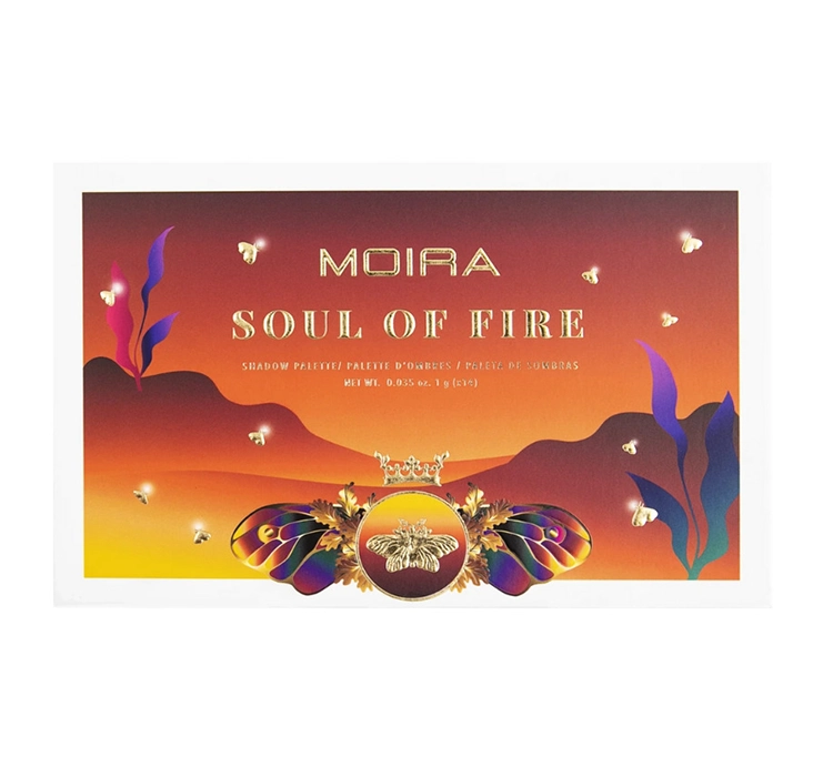 MOIRA MYSTIC ПАЛИТРА ТЕНЕЙ ДЛЯ ВЕК SOUL OF FIRE 14Г