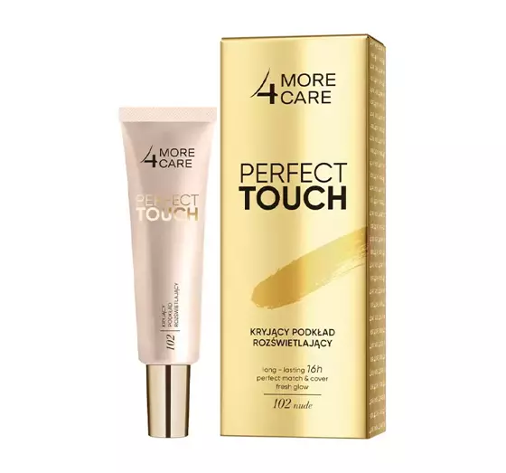 MORE4CARE PERFECT TOUCH ОСВЕЛЯЮЩЕЕ КРОЮЩЕЕ ТОНАЛЬНОЕ СРЕДСТВО 102 NUDE 30МЛ