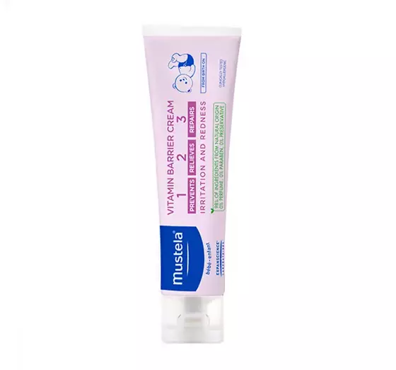 MUSTELA 1>2>3 КРЕМ ДЛЯ ИСПОЛЬЗОВАНИЯ ПРИ СМЕНЕ ПОДГУЗНИКОВ 100МЛ